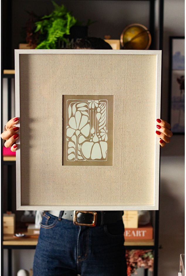 Quadro em Linho Botânico III