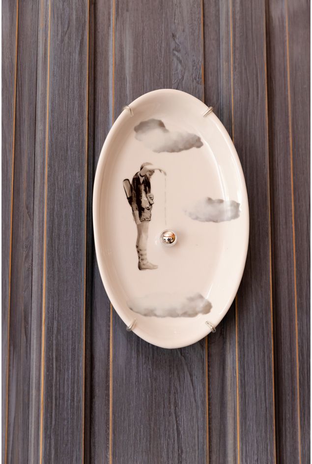 Prato Decorativo Oval Sonho Greghi Design Prato Decorativo Oval Sonho Greghi Design