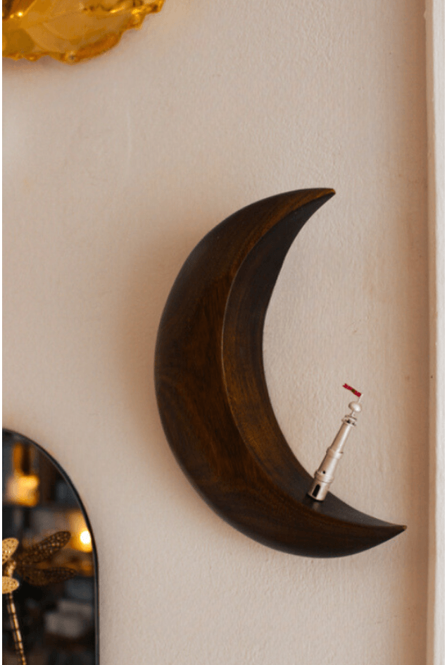 Escultura de Parede Lua Crescente - O Farol