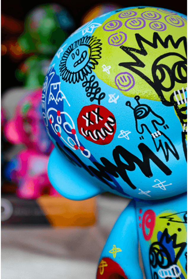 Escultura Decorativa Toy Art Fundo do Mar CMF M