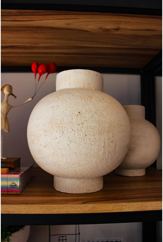 Vaso Decorativo Cimento Nude II