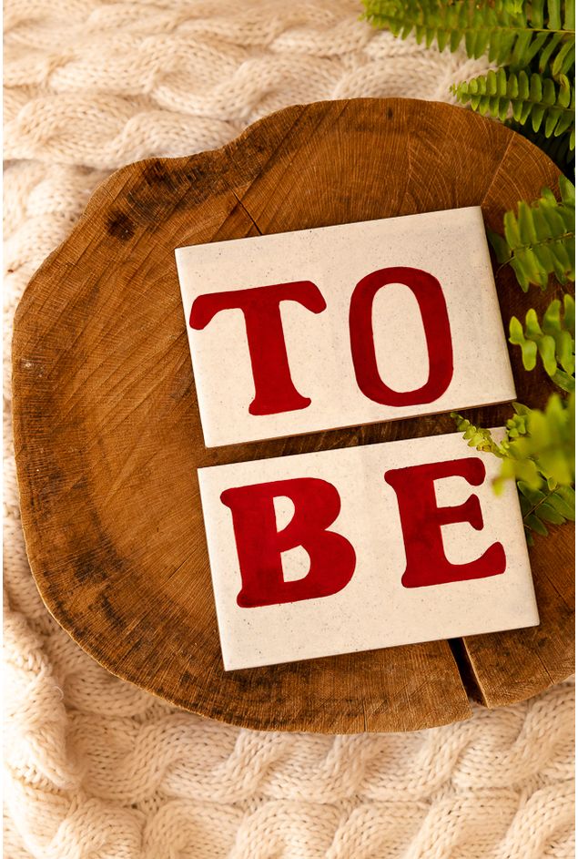 Painel de Azulejos To Be Greghi Design Painel de Azulejos To Be Greghi Design