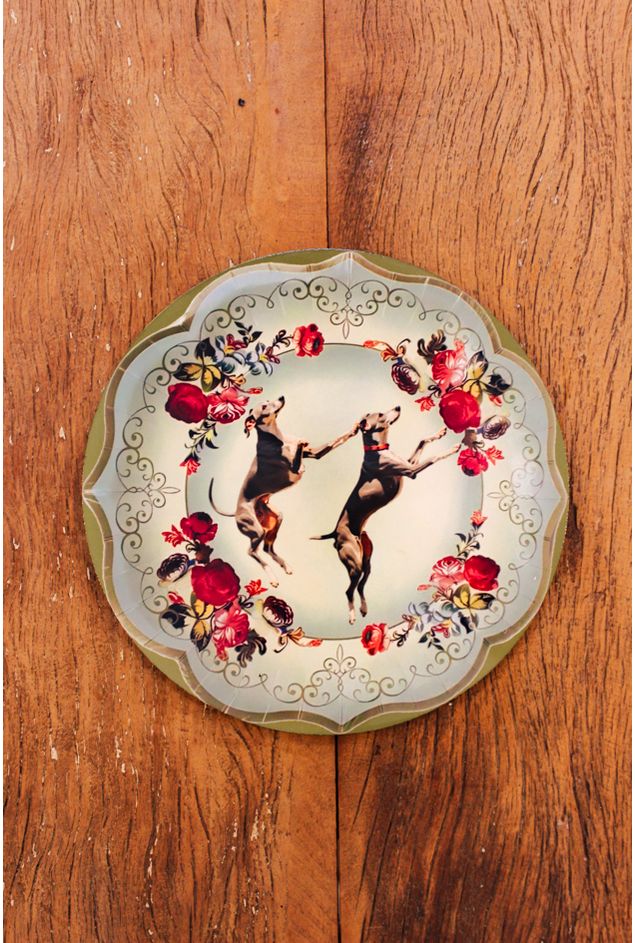 Azulejo Decorativo Redondo Galgos Greghi Design Azulejo Decorativo Redondo Galgos Greghi Design