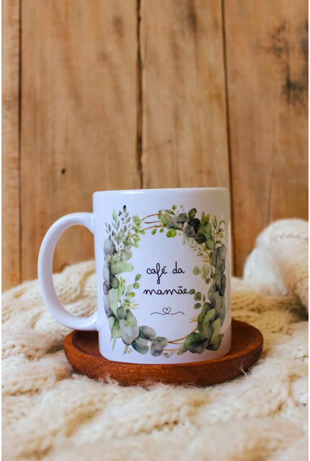 Caneca de Porcelana Café da Mamãe Com Pires Teca Mimo Galeria Caneca de Porcelana Café da Mamãe Com Pires Teca Mimo Galeria