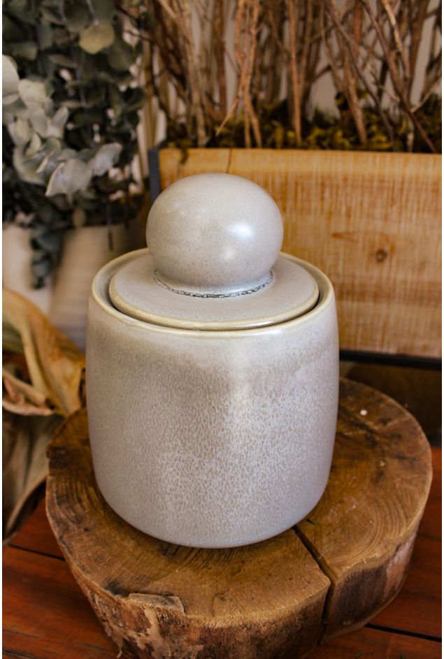 Pote Decorativo de Cerâmica Grey G