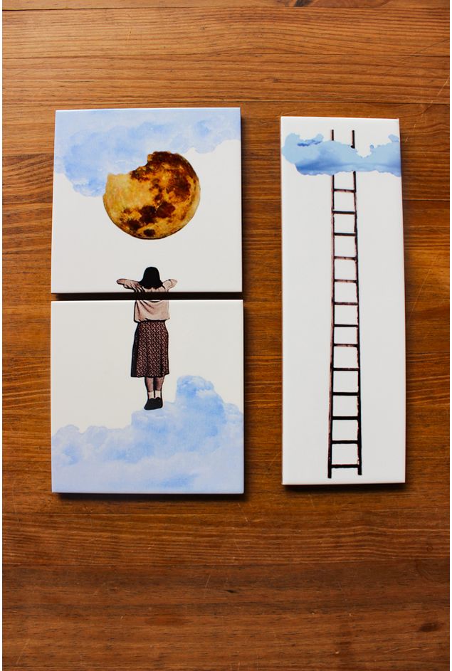 Combinação de Parede Sob o Luar Combinação de Parede Sob o Luar