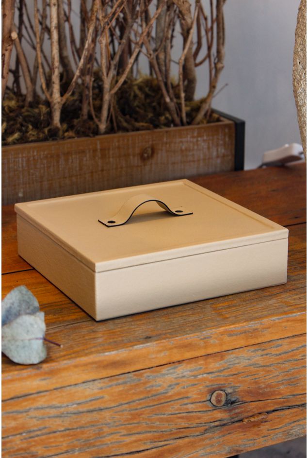 Caixa Decorativa Bege P