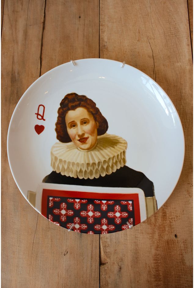 Prato Decorativo Cartas Gala Greghi Design Prato Decorativo Cartas Gala Greghi Design