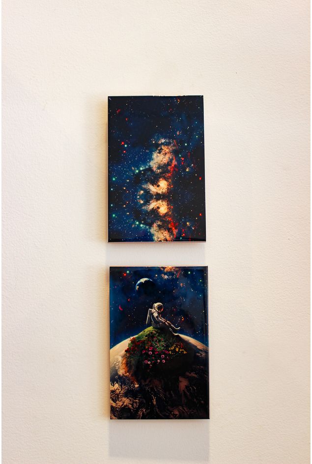 Cj. de Azulejos Astronauta Greghi Design Cj. de Azulejos Astronauta Greghi Design