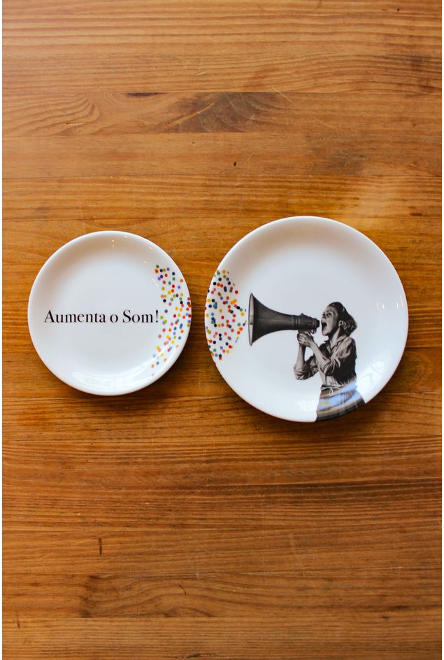 Cj. de Pratos Aumenta o Som Greghi Design Cj. de Pratos Aumenta o Som Greghi Design