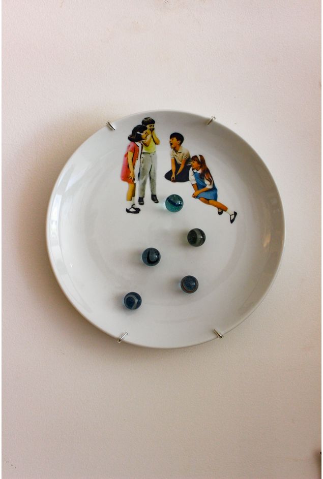 Prato Decorativo Bola de Gude Greghi Design Prato Decorativo Bola de Gude Greghi Design