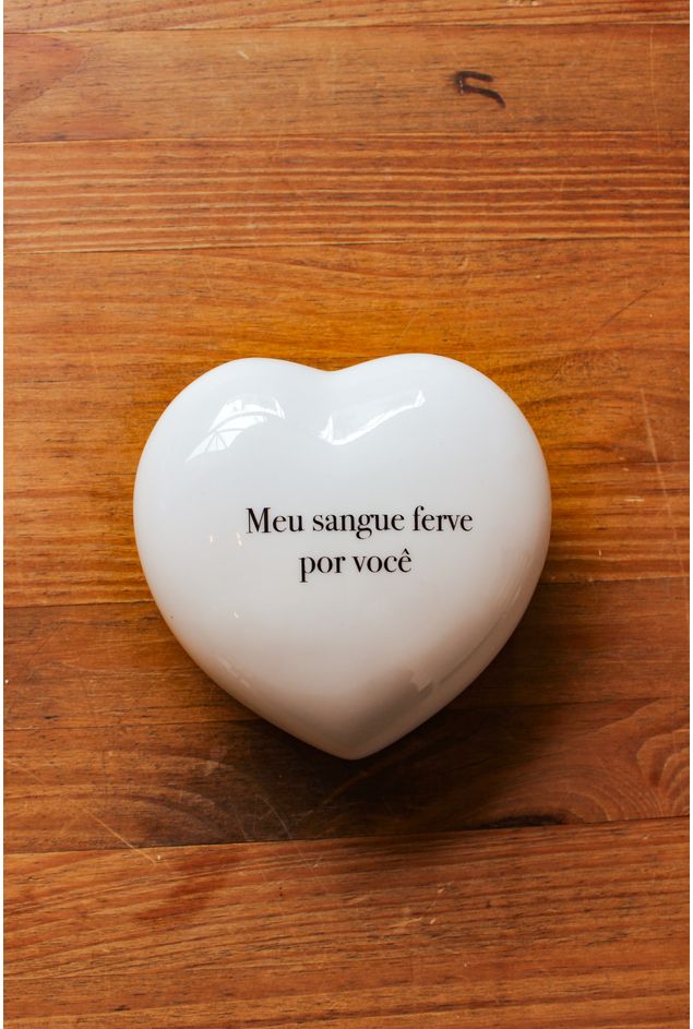 Coração Decorativo Meu Sangue Ferve Por Você Greghi Design Coração Decorativo Meu Sangue Ferve Por Você Greghi Design