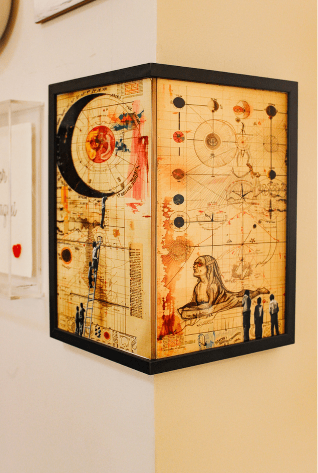 Painel de Azulejos Quina Astrologia Greghi Design Painel de Azulejos Quina Astrologia Greghi Design