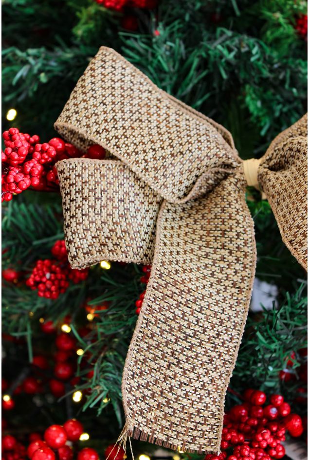 Laço Decorativo Marrom - Natal Laço Decorativo Marrom Laço Decorativo Marrom - Natal Laço Decorativo Marrom