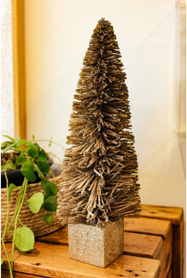 Mini Pinheirinho Com Brilho G Mini Pinheirinho Com Brilho G