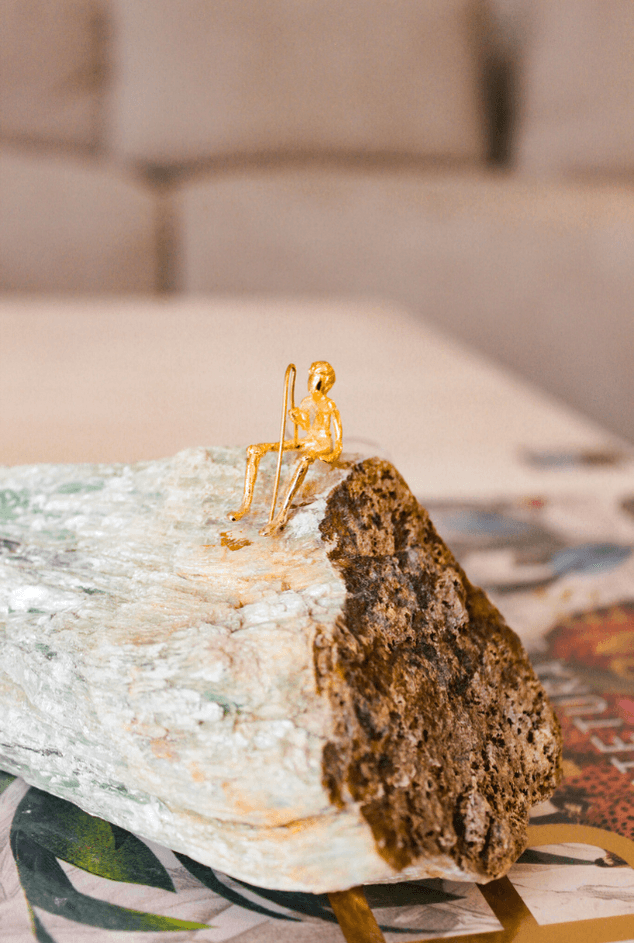 Escultura Pescador Talco - Estúdio Iludi