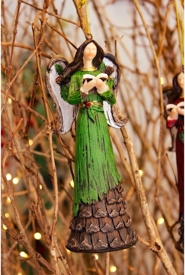 Anjinho Decorativo Pingente Verde II Natal Anjinho Decorativo Pingente Verde II Anjinho Decorativo Pingente Verde II Natal Anjinho Decorativo Pingente Verde II