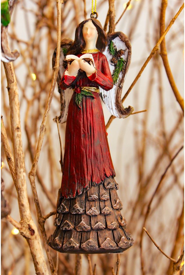 Anjinho Decorativo Pingente Vermelho II Natal Anjinho Decorativo Pingente Vermelho II Anjinho Decorativo Pingente Vermelho II Natal Anjinho Decorativo Pingente Vermelho II