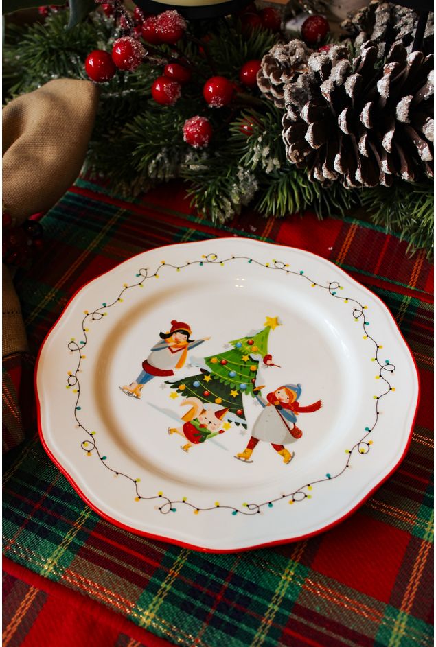 Prato de Sobremesa Noite Feliz Prato de Sobremesa Noite Feliz