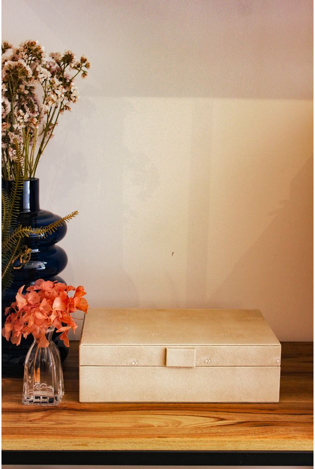 Caixa Decorativa Coral Nude P