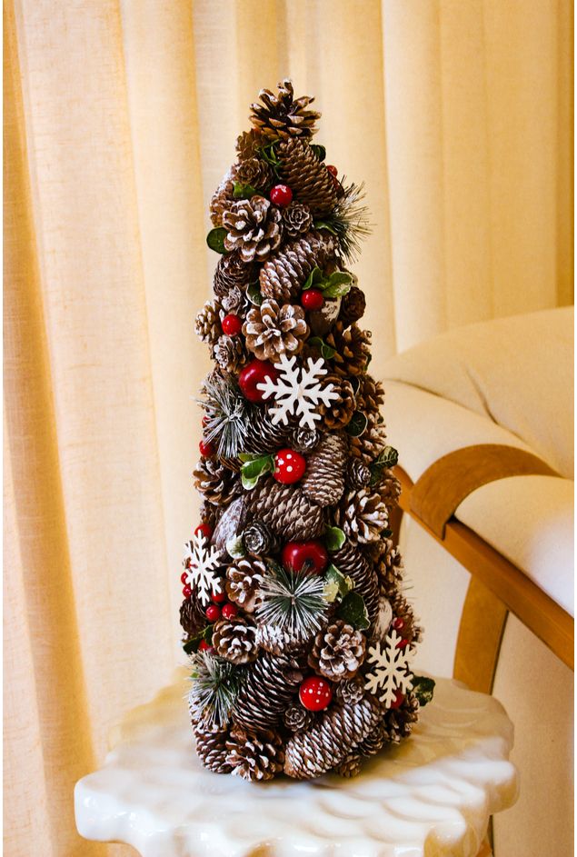 Árvore Natalina de Mesa Pinhas Natal Árvore Natalina de Mesa Pinhas Árvore Natalina de Mesa Pinhas Natal Árvore Natalina de Mesa Pinhas