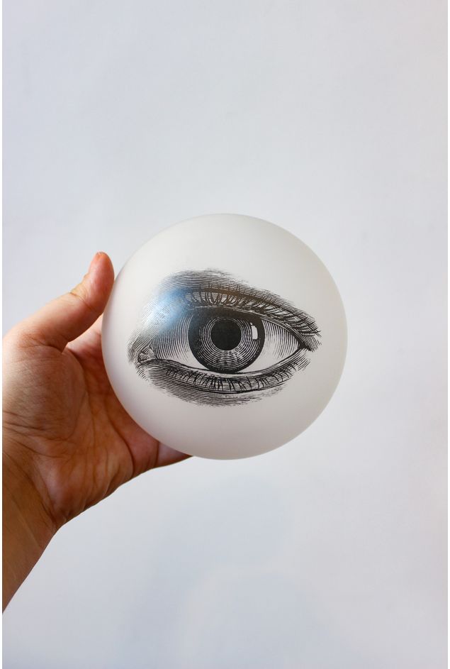 Esfera Chata Fosca Olho Aberto G Greghi Design Esfera Chata Fosca Olho Aberto G Greghi Design