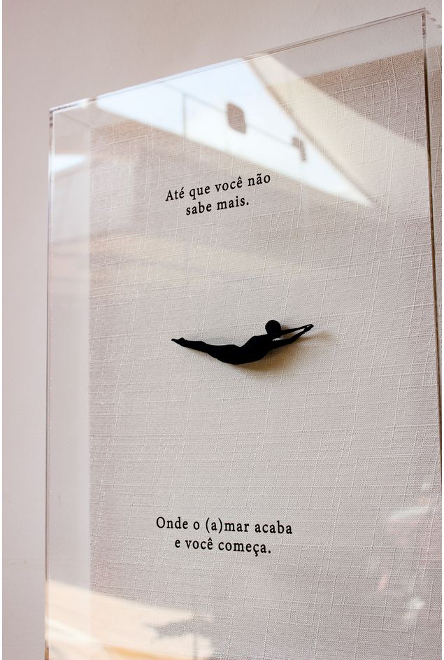 Quadro Acrílico O (A)Mar Começa