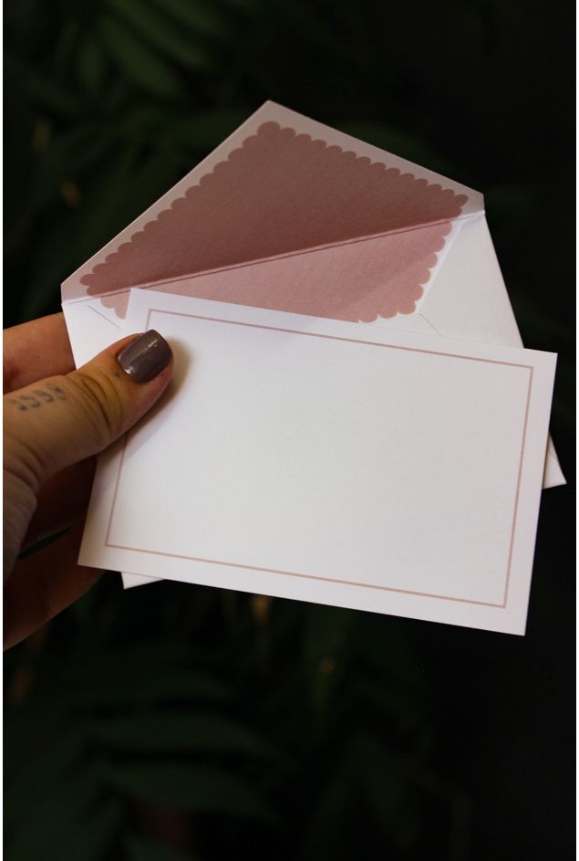 Cartão de Agradecimento Isa Rosa Cartão de Agradecimento Isa Rosa