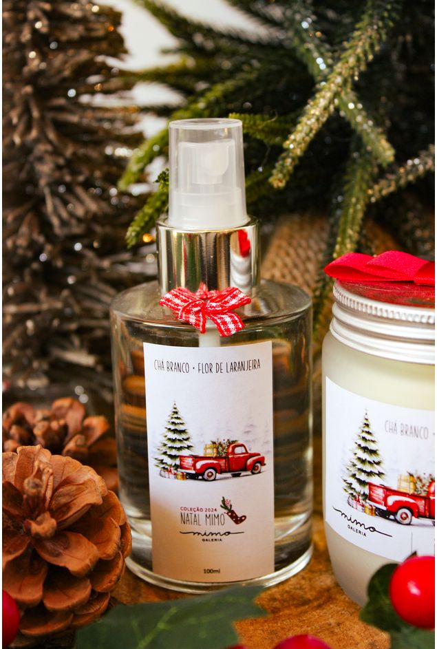 Home Spray de Natal Chá Branco + Flor de Laranjeira Mimo Galeria