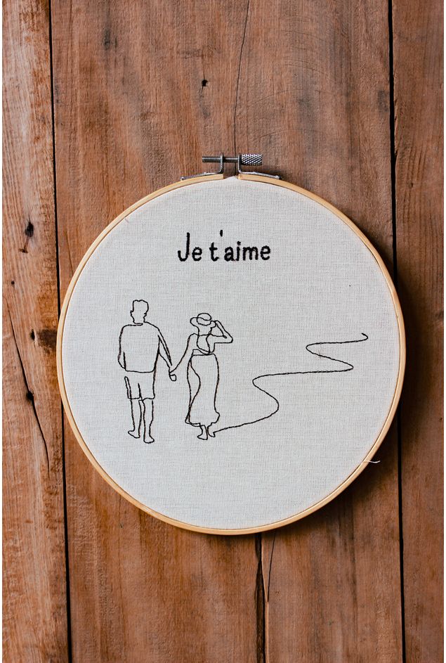 Bastidor Bordado Je T'aime Mimo Galeria Bastidor Bordado Je T'aime Mimo Galeria