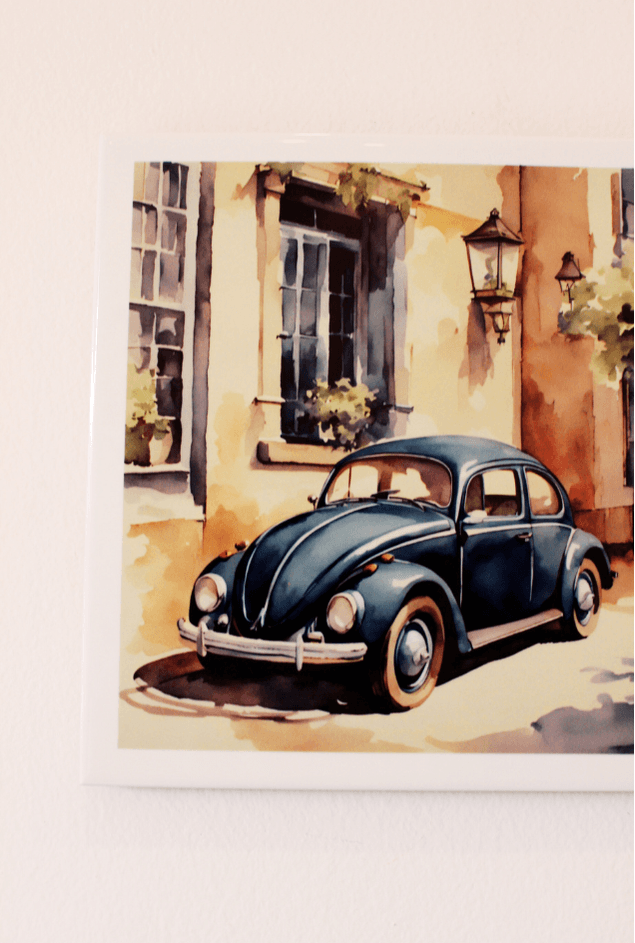 Azulejo Decorativo Retrato de um Fusca Mimo Galeria Azulejo Decorativo Retrato de um Fusca Mimo Galeria