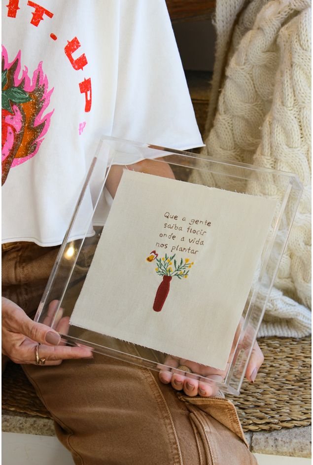 Quadro Acrílico Florir Casa Lova
