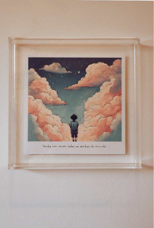 Quadro Acrílico Todos Os Sonhos do Mundo Casa Lova