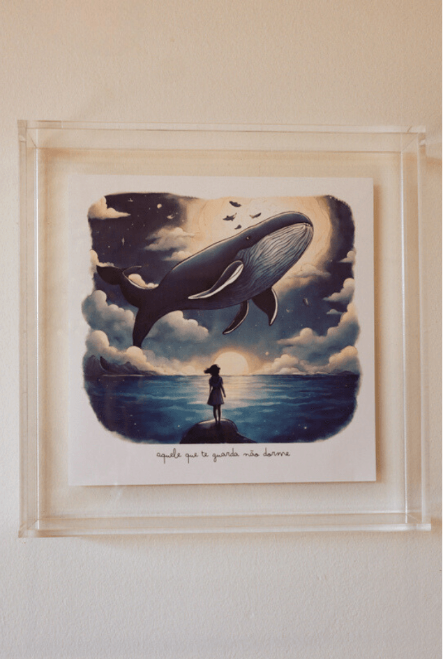 Quadro Acrílico Aquele Que Te Guarda Não Dorme Casa Lova