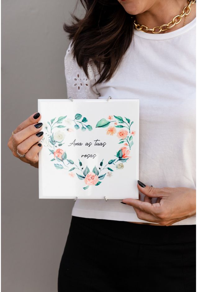 Azulejo Decorativo Ama As Tuas Rosas Mimo Galeria Azulejo Decorativo Ama As Tuas Rosas Mimo Galeria