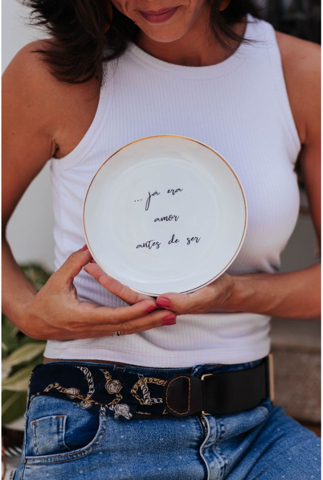 Prato Decorativo Já Era Amor Antes De Ser Ø19cm Mimo Galeria Prato Decorativo Já Era Amor Antes De Ser Ø19cm Mimo Galeria
