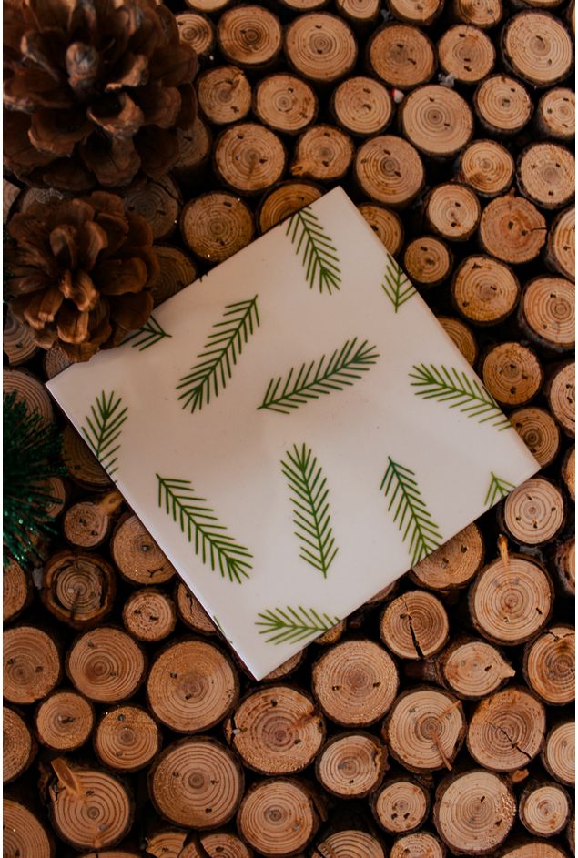 Mini Azulejo de Natal Raminho Mimo Galeria Mini Azulejo de Natal Raminho Mimo Galeria