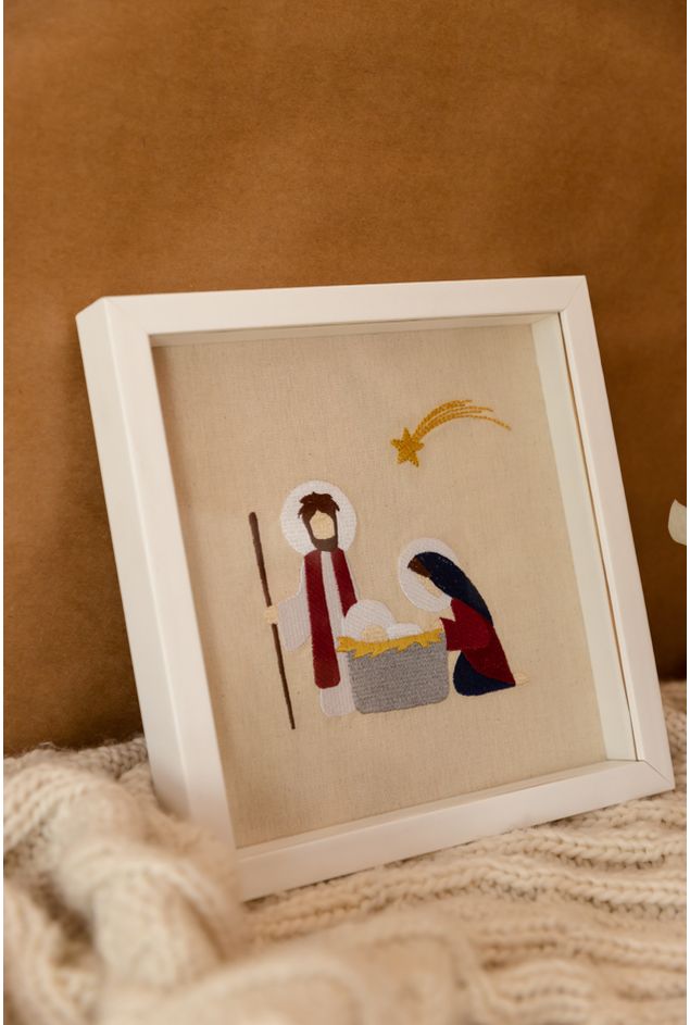 Quadro Bordado Presépio Mimo Galeria Quadro Bordado Presépio Mimo Galeria