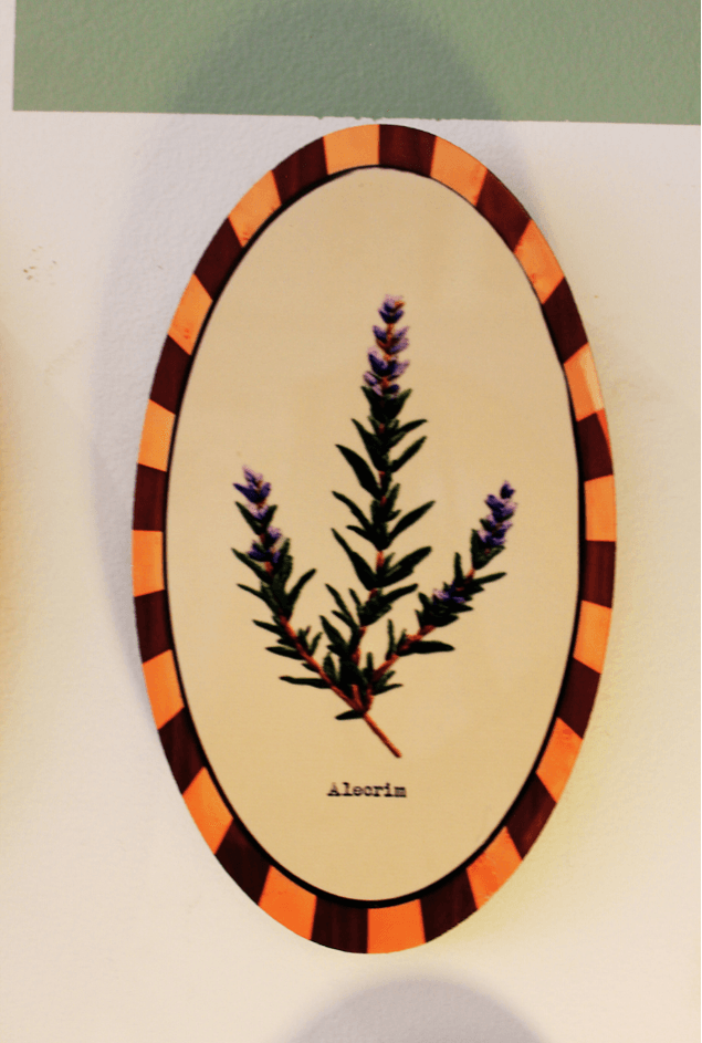 Azulejo Decorativo Oval Retrato Alecrim Greghi Design