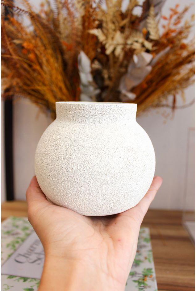 Mini Vaso em Poliresina Redondo G