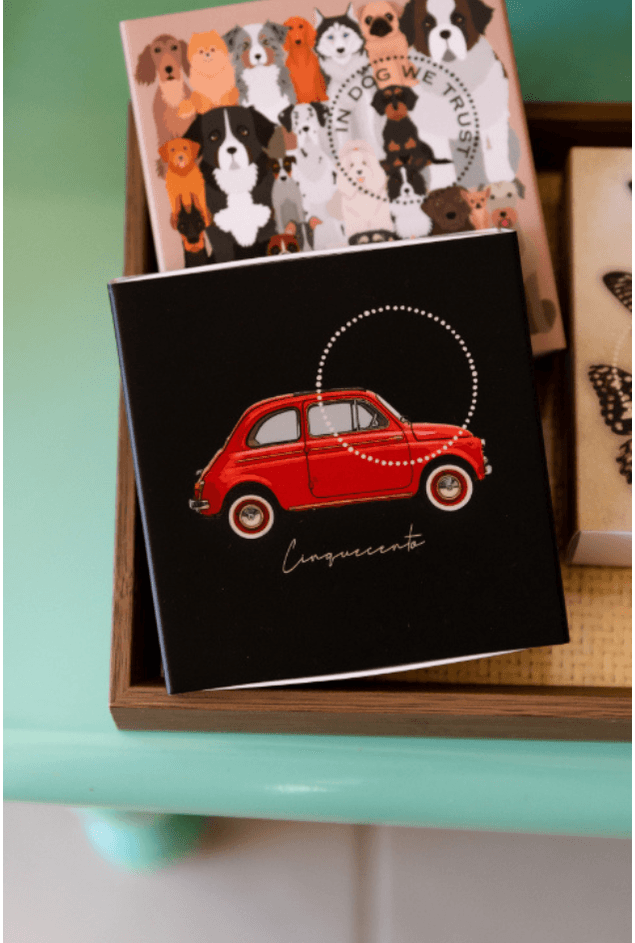 Caixa de Fósforos Cinquecento Quadra Matte Caixa de Fósforos Cinquecento Quadra Matte