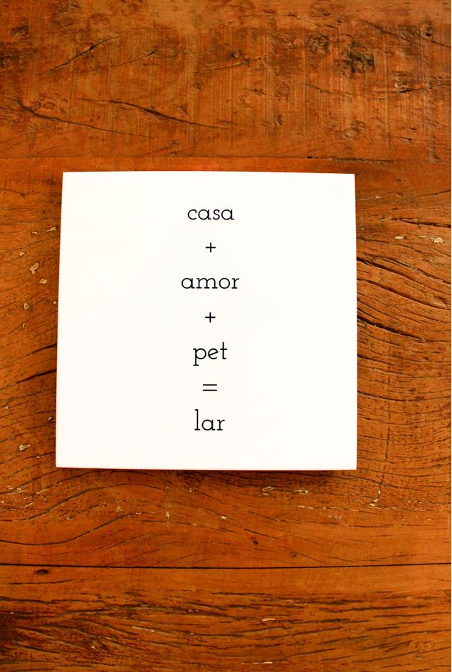Azulejo Decorativo Lar Casa Amor e Pet Casa Lova