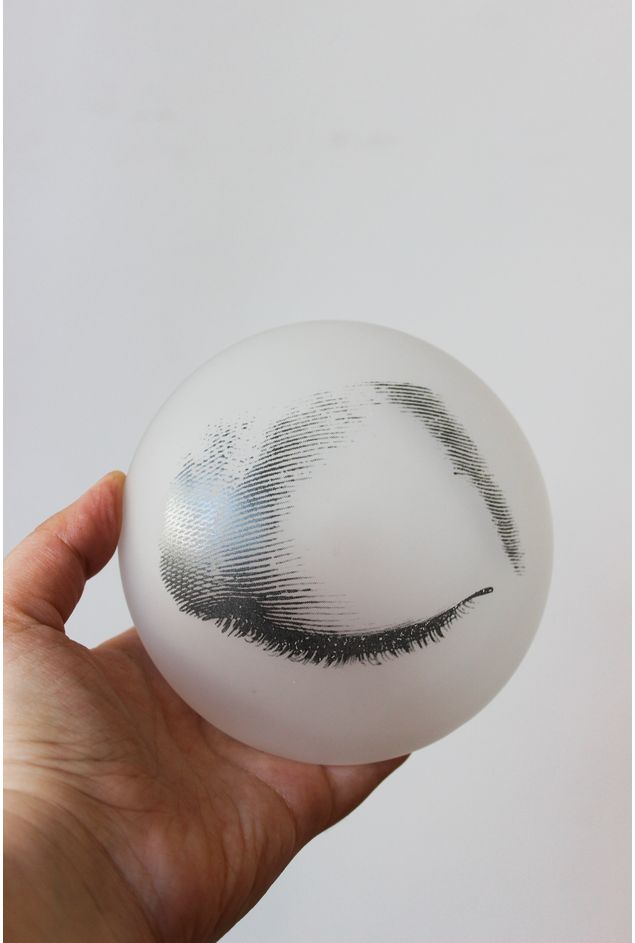 Esfera Chata Fosca Olho Fechado G Greghi Design Esfera Chata Fosca Olho Fechado G Greghi Design