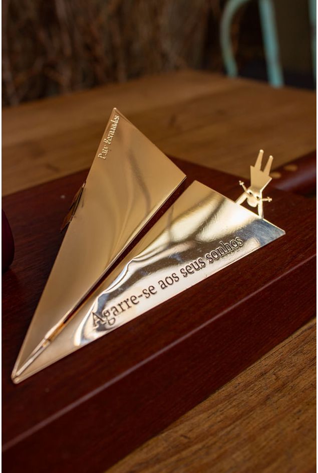 Escultura de Parede Avião Sonho Menina