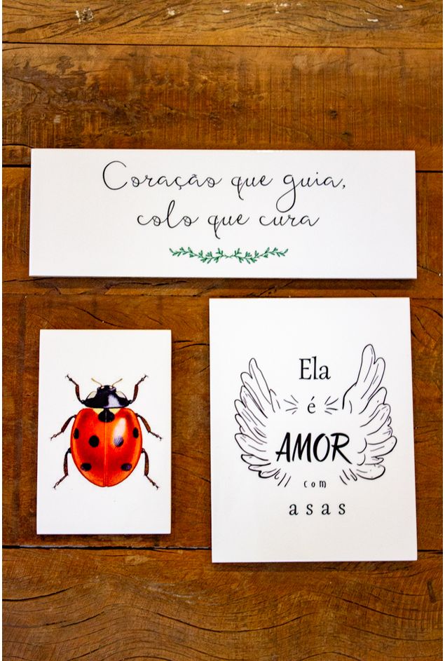 Combinação de parede Amor com Asas Combinação de parede Amor com Asas