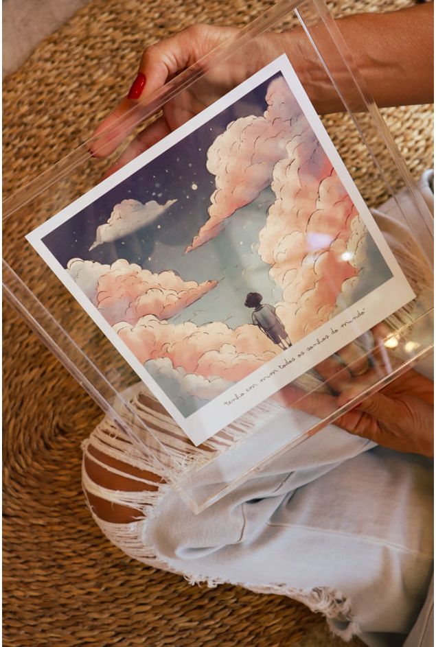 Quadro Acrílico Todos Os Sonhos do Mundo Mimo Galeria Quadro Acrílico Todos Os Sonhos do Mundo Mimo Galeria