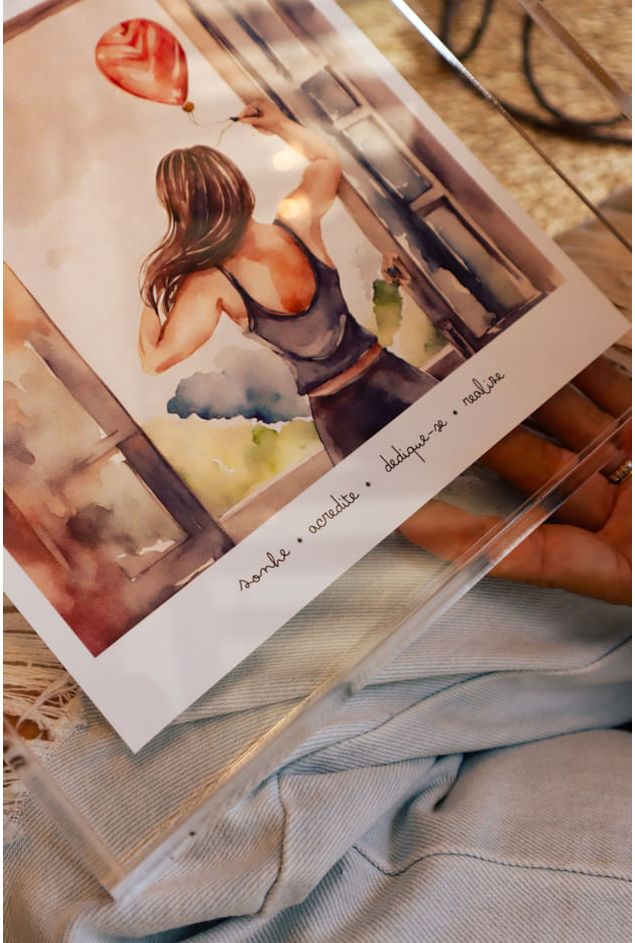 Quadro Acrílico Realize Mimo Galeria Quadro Acrílico Realize Mimo Galeria