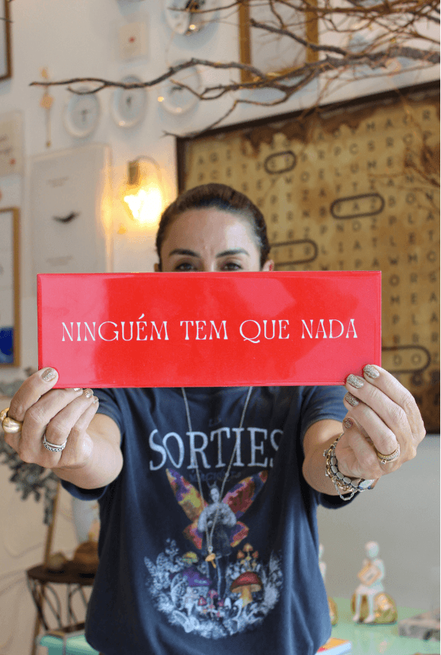 Azulejo Decorativo Ninguém tem que nada Mimo Galeria Azulejo Decorativo Ninguém tem que nada Mimo Galeria