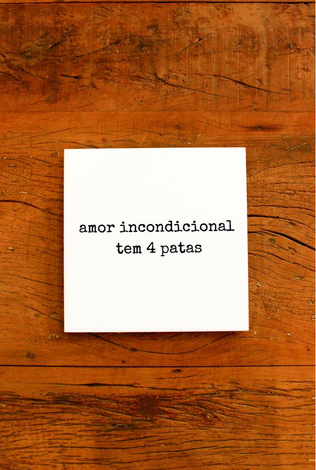 Azulejo Decorativo Amor tem Quatro Patas Mimo Galeria Azulejo Decorativo Amor tem Quatro Patas Mimo Galeria