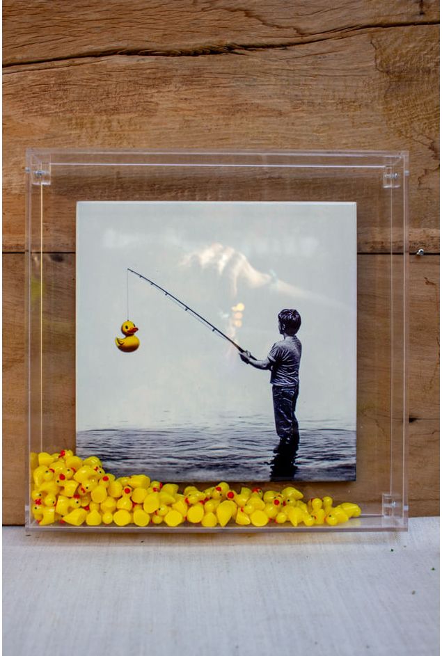 Quadro Acrílico Patinhos Greghi Design Quadro Acrílico Patinhos Greghi Design